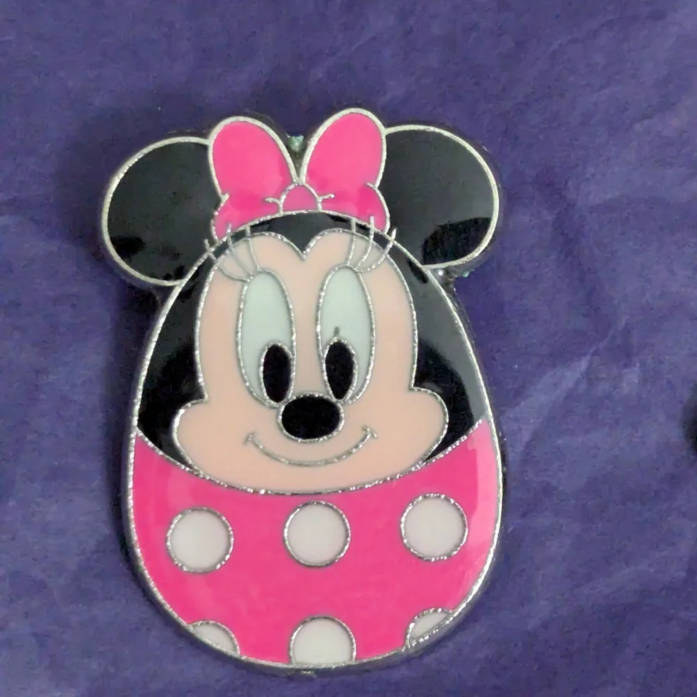 Disney Trading Pin Minnie Mouse Squishmallow Pink and Black Pin